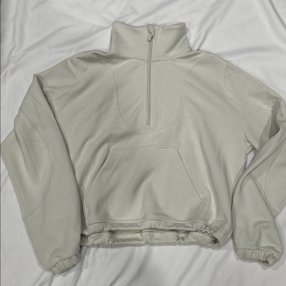 Lululemon Brushed Softstreme Ribbed Half Zip Size 4